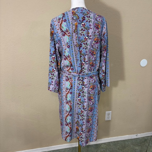 Vera Bradley Womens Plush Robe Size S/M Colorful Paisley Comfy Cozy Loungewear - Picture 4 of 9